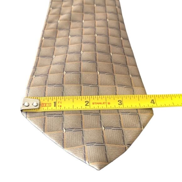 Pre Owned Men’s Umberto Bossi Tie Neck Tie Necktie All Silk Hand Made - Picture 5 of 5